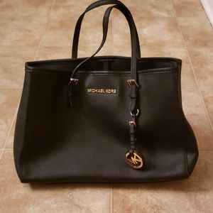 Michael Kors Black Jet Set tote